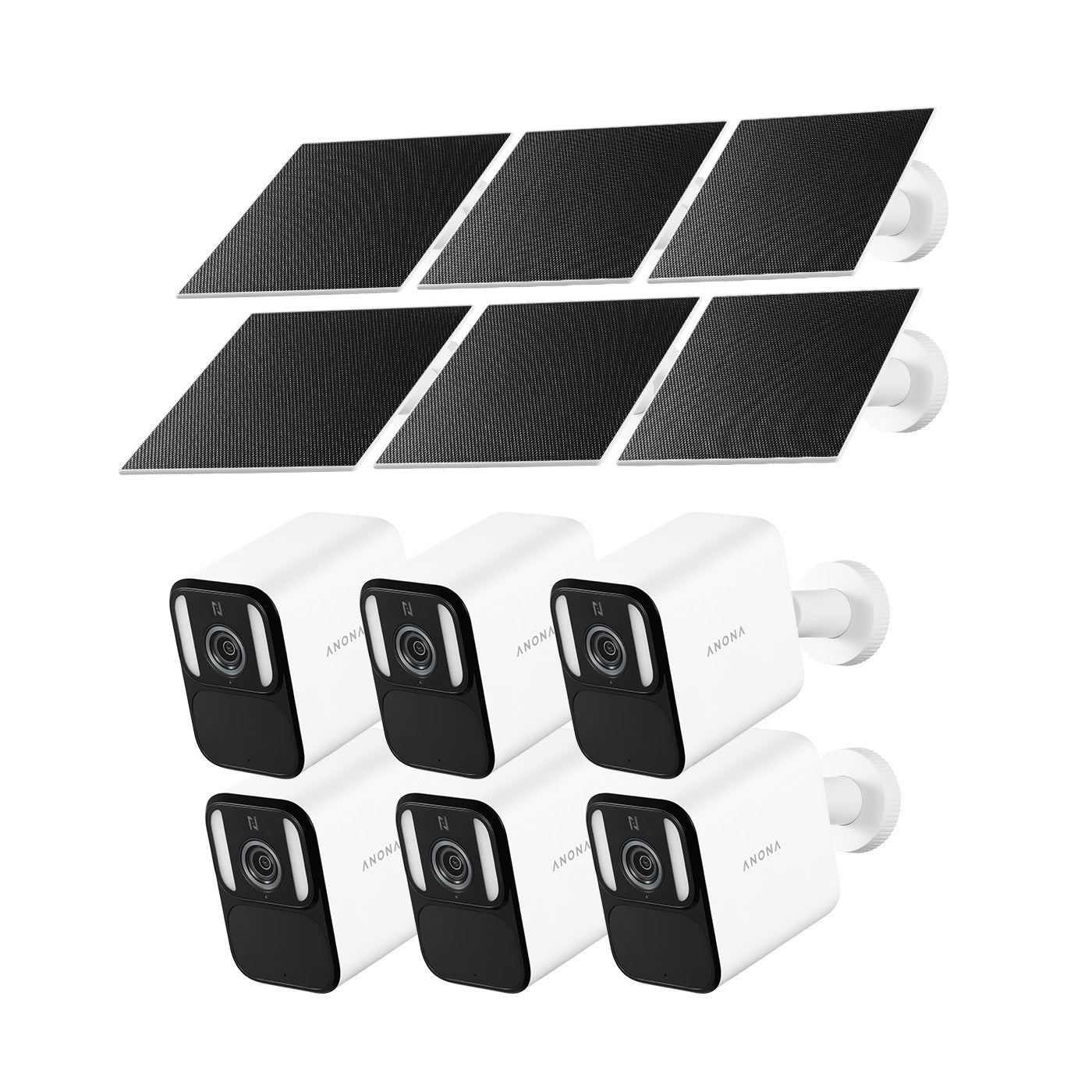 Anona Lucio 2.5K 4MP QHD AI Solar/Battery Powered Security Camera