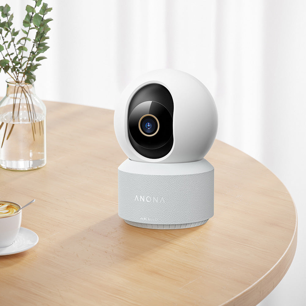 Anona Pano - 4K UHD 360° Pan Tilt Dual-Band Wi-Fi 6 Indoor AI Security Camera