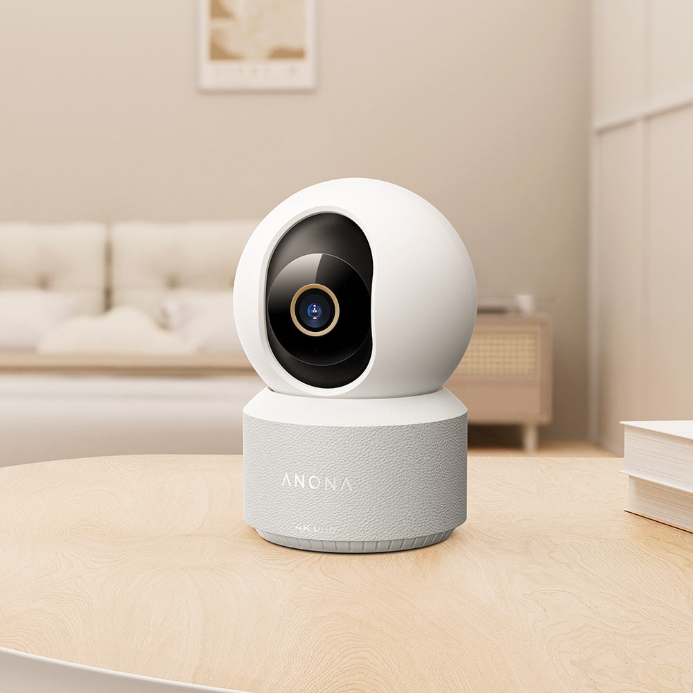 Anona Pano - 4K UHD 360° Pan Tilt Dual-Band Wi-Fi 6 Indoor AI Security Camera
