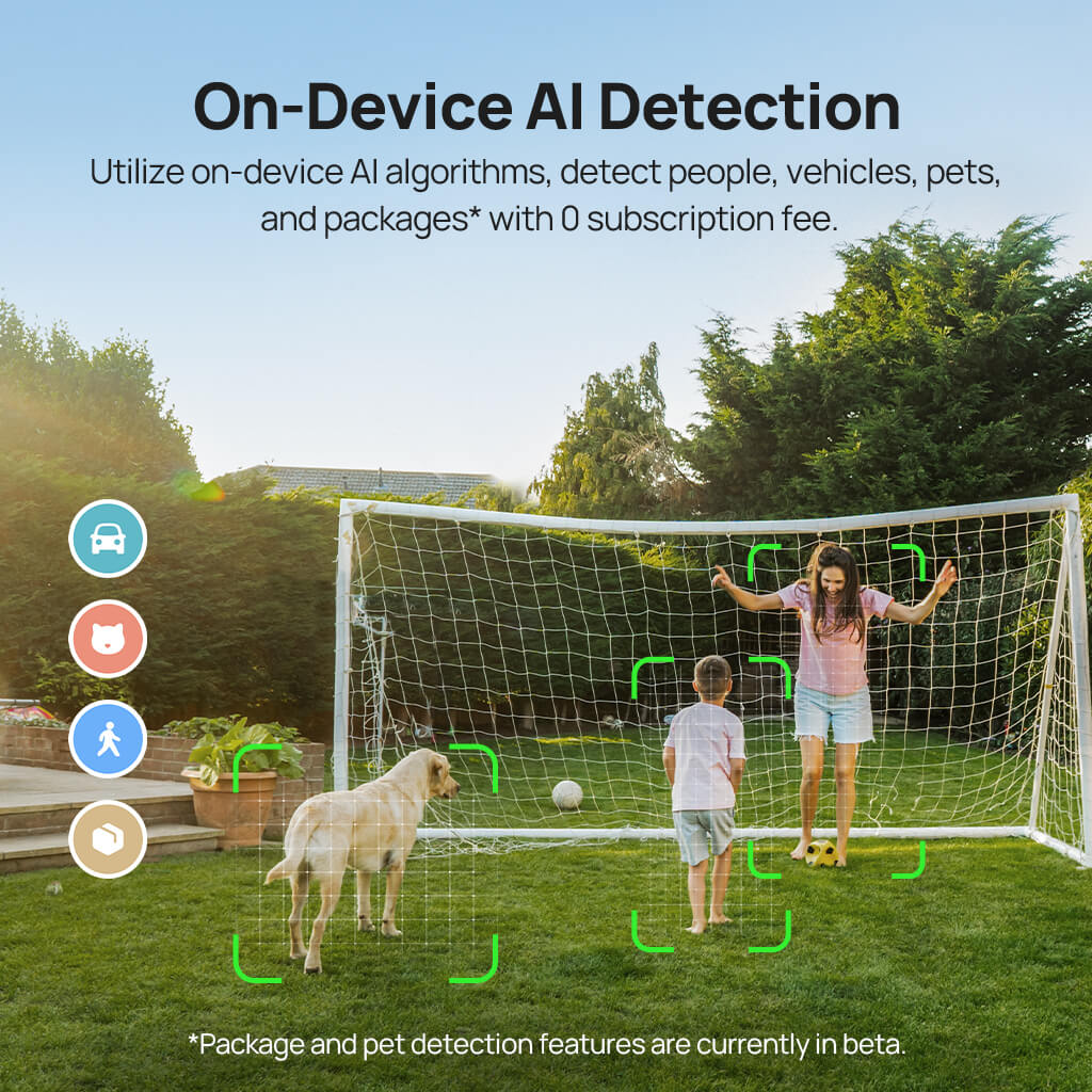 Anona Aurora 4K UHD AI Solar/Battery Powered 24/7 AOV Recording Security Camera